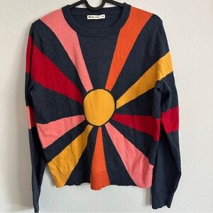 Marine Layer Icon Sweater -Exploding Sun Size XS